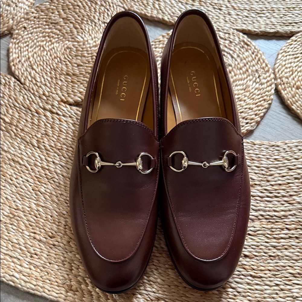 Gucci Jordaan Loafer in Dark Brown New with Box - Picture 3 of 12
